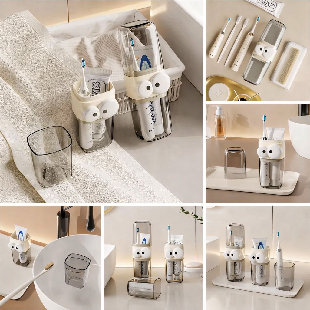TRAVEL TOOTHBRUSH CUP CASE