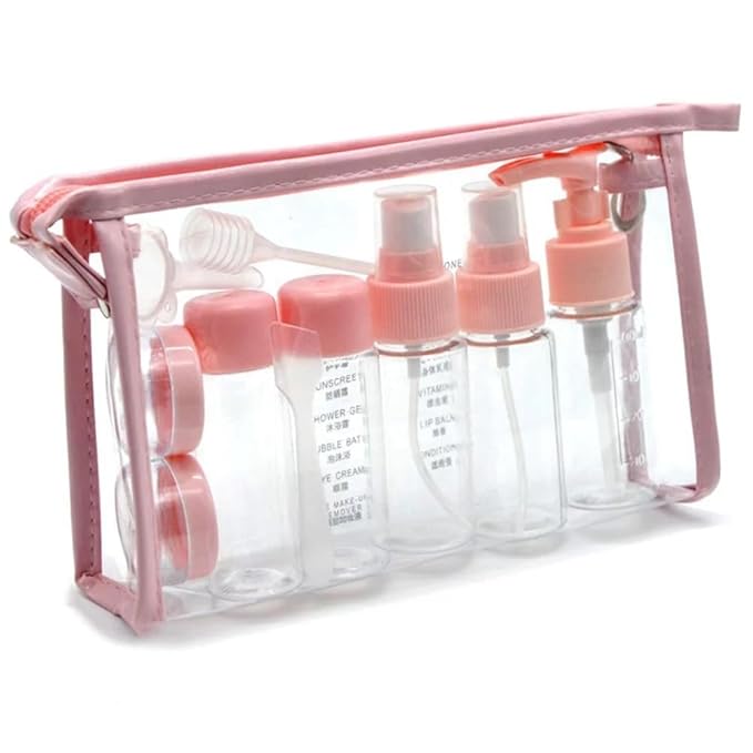 TRAVEL BOTTLES FOR TOILETRIES