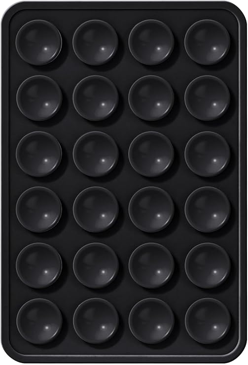 Suction Phone Case, Phone Suction Sticker, Silicone Suction Phone Case for Hands-Free Mobile Accessory Holder Grip, Video Phone Accessory Compatible Mirror