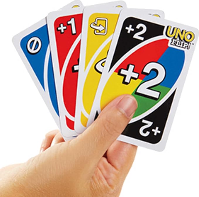 UNO Kid Uno Flip Side Card Game, Multi Color