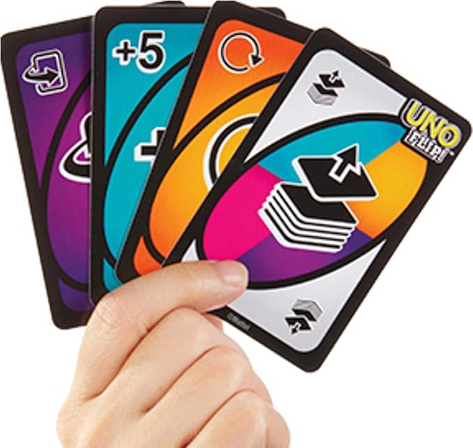 UNO Kid Uno Flip Side Card Game, Multi Color