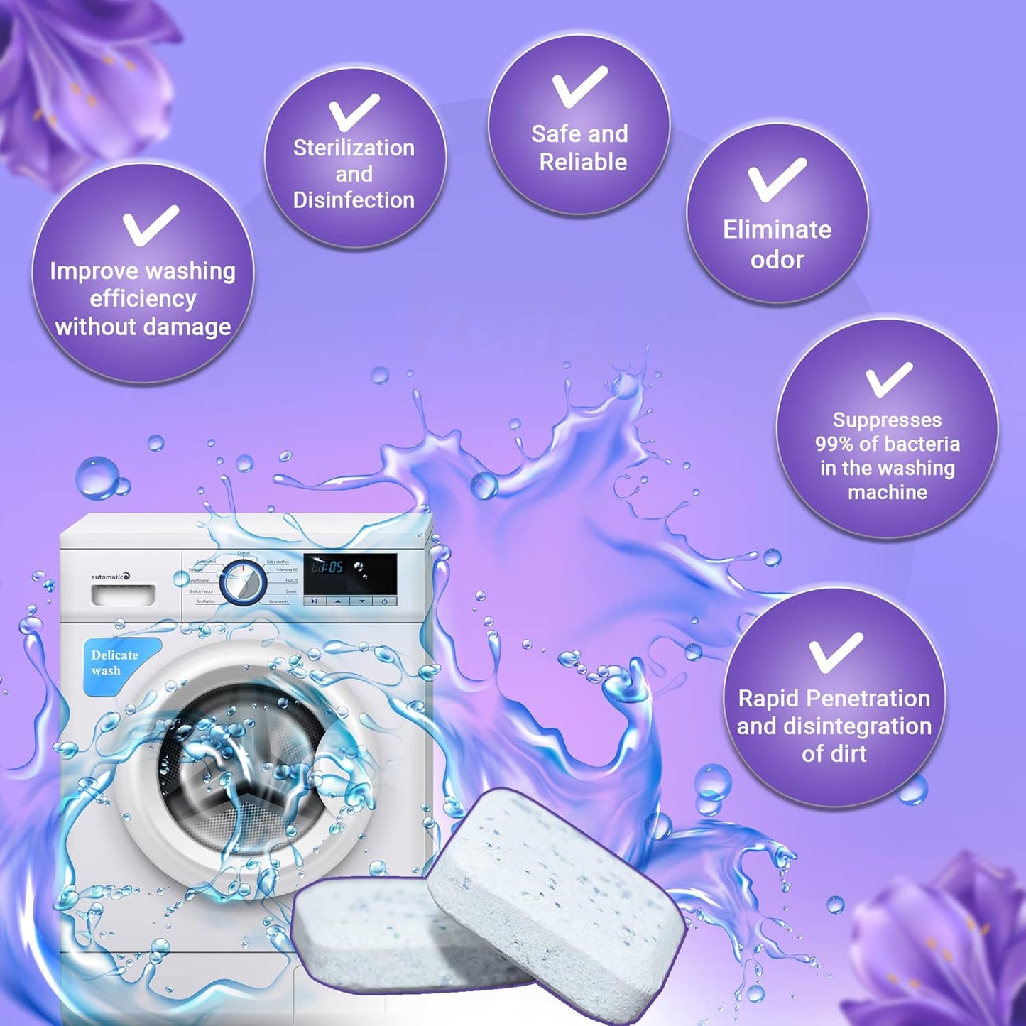 WASHING MACHINE CLEANER TABLET