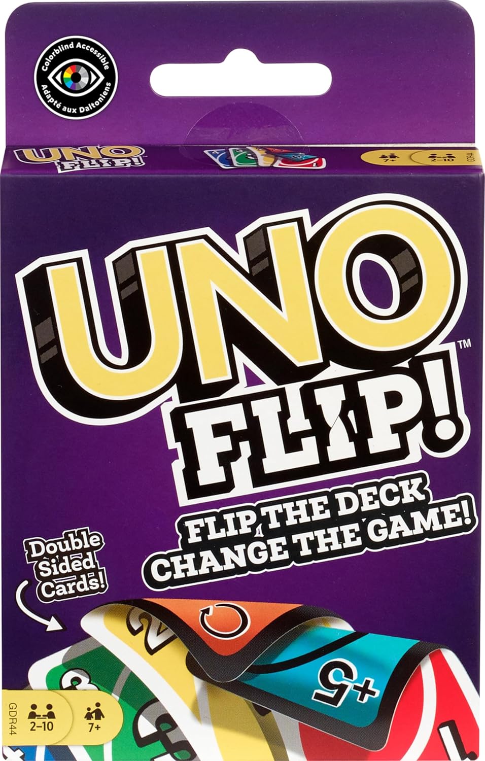 UNO Kid Uno Flip Side Card Game, Multi Color